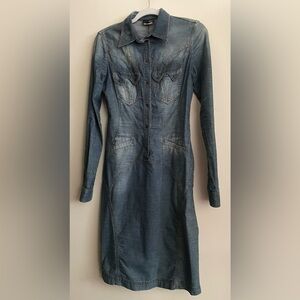 Just Cavalli fitted denim dress